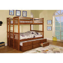 University II Oak Twin/Twin Bunk Bed - Star USA Furniture Inc