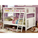 SPRING CREEK White Full/Full Bunk Bed - Star USA Furniture Inc