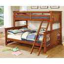 SPRING CREEK Oak Twin XL/Queen Bunk Bed - Star USA Furniture Inc