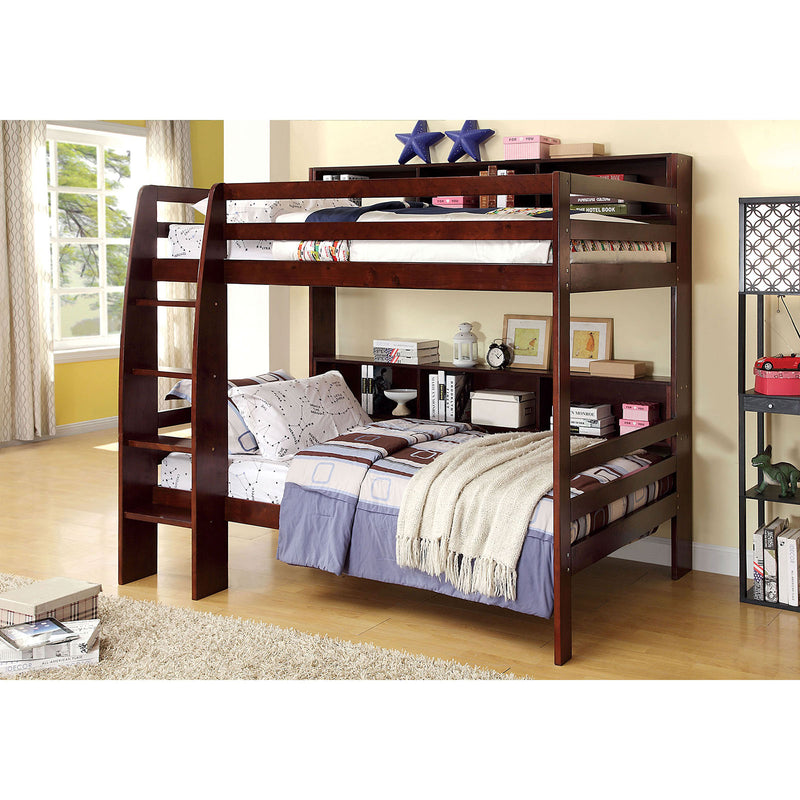 Camino Dark Walnut Twin/Twin Bunk Bed - Star USA Furniture Inc