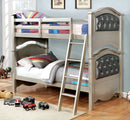Dominique Champagne Twin/Twin Bunk Bed - Star USA Furniture Inc