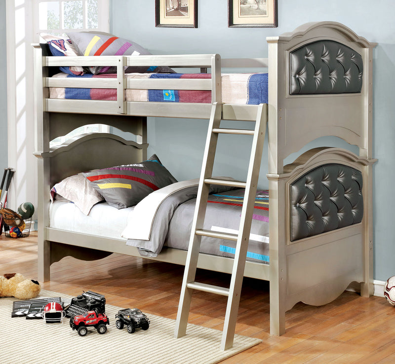 Dominique Champagne Twin/Twin Bunk Bed