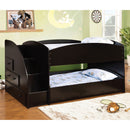 Merritt Black Twin/Twin Bunk Bed - Star USA Furniture Inc