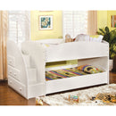 Merritt White Twin/Twin Bunk Bed - Star USA Furniture Inc