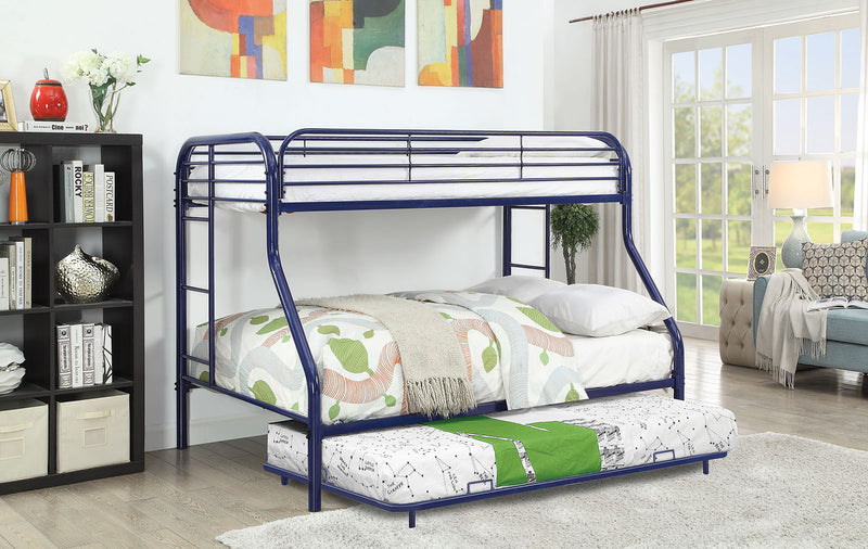 Opal Blue Twin/Full Bunk Bed
