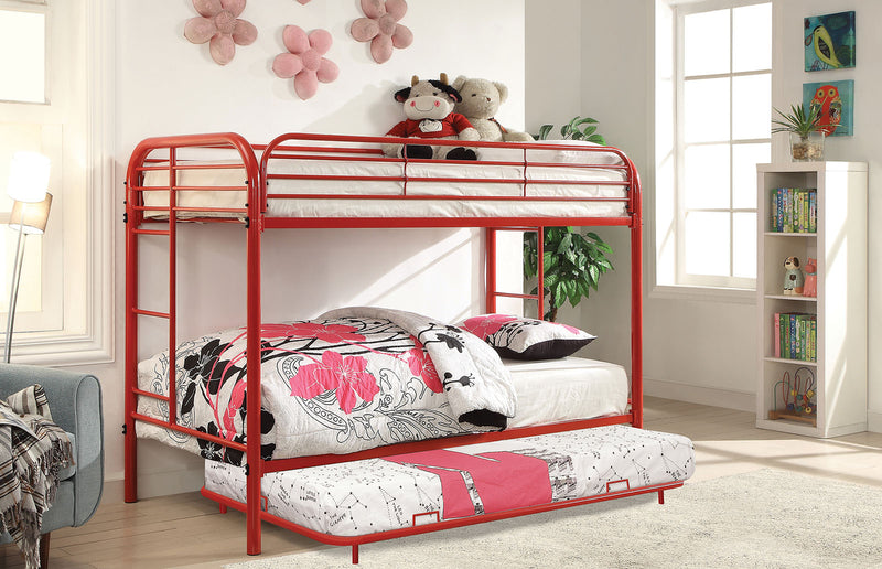 Opal Red Twin/Twin Bunk Bed