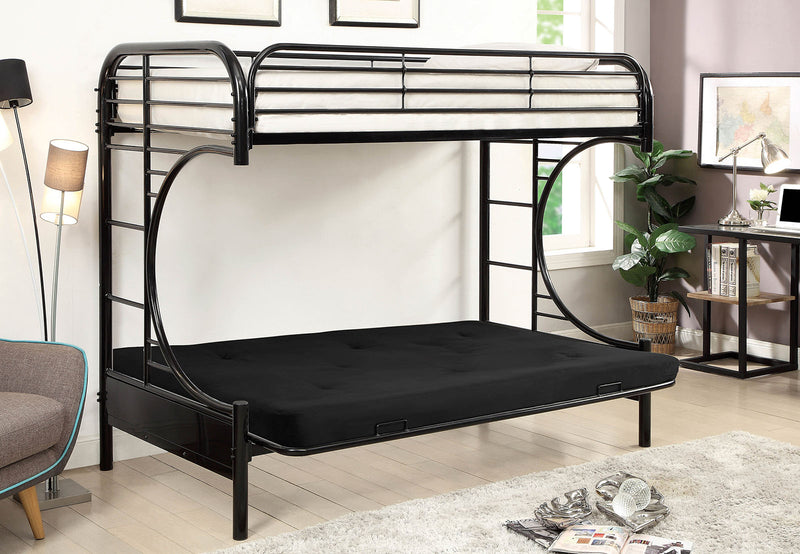 Alanna Black Metal Bunk Bed