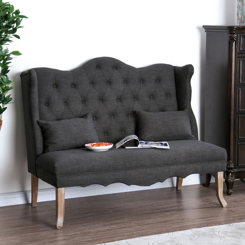 Donnelly Gray Love Seat
