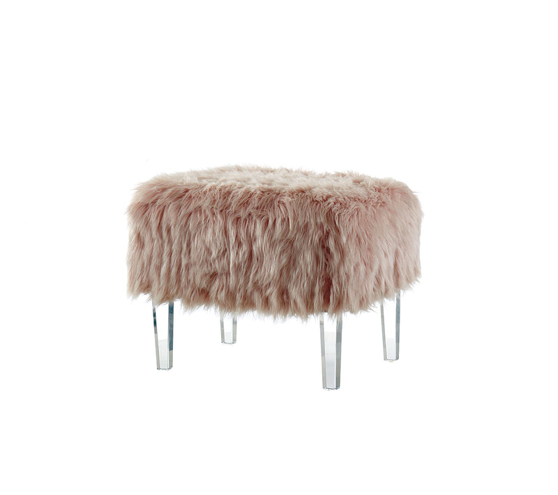 Zali Pink Ottoman