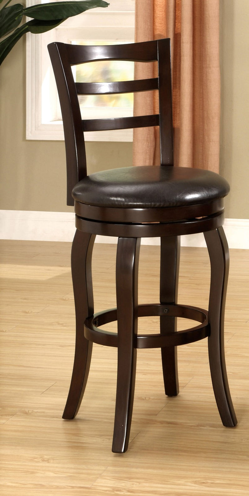 SOUTHLAND Espresso 29" Swivel Bar Stool - Star USA Furniture Inc