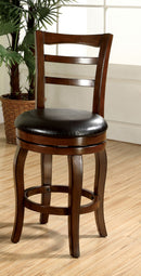 SOUTHLAND Dark Oak 24" Swivel Bar Stool - Star USA Furniture Inc