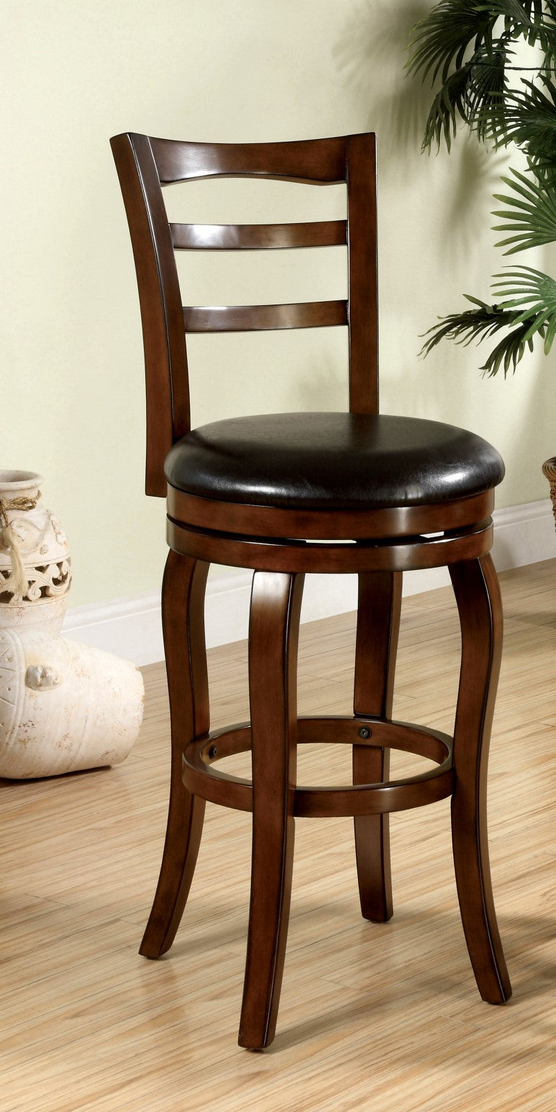 SOUTHLAND Dark Oak 29" Swivel Bar Stool - Star USA Furniture Inc