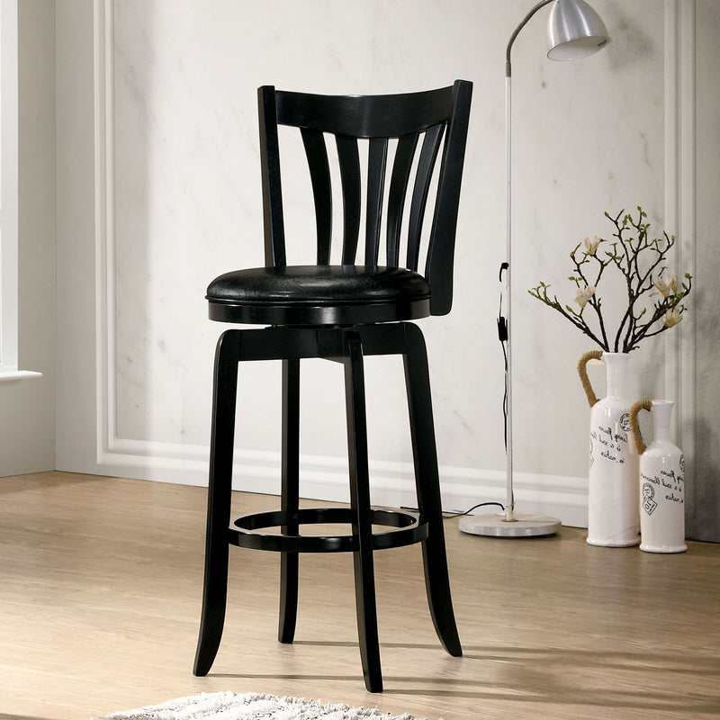 Clusky Black 29" Barstool - Star USA Furniture Inc