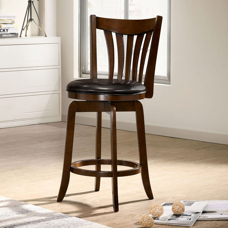 Clusky Brown Cherry 24" Barstool - Star USA Furniture Inc