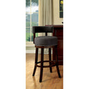 LYNSEY Dark Oak/Gray 29" Bar Stool - Star USA Furniture Inc