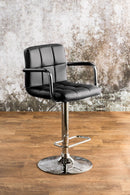 Corfu Black Bar Stool - Star USA Furniture Inc