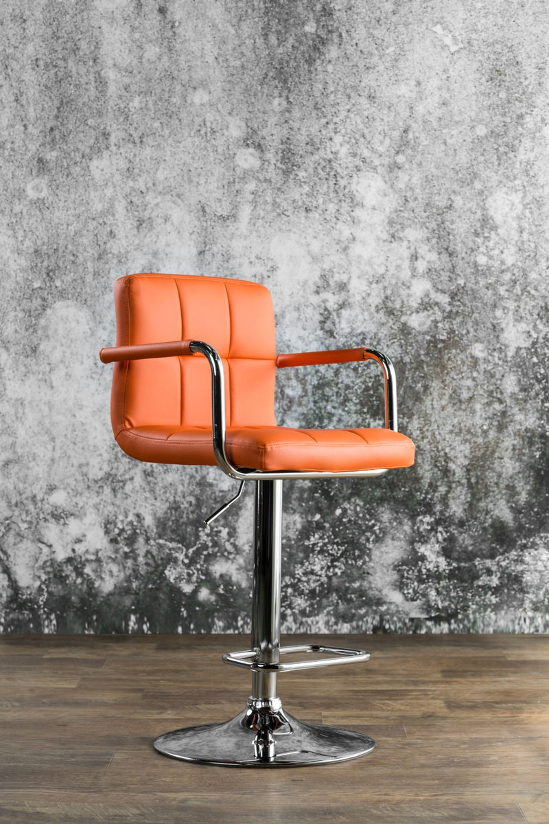 Corfu Orange Bar Stool - Star USA Furniture Inc