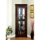 ORTLEY Walnut Curio - Star USA Furniture Inc