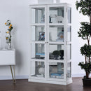 Vilas White Curio Cabinet - Star USA Furniture Inc