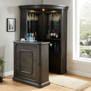 Voltaire Gray Curio Cabinet - Star USA Furniture Inc