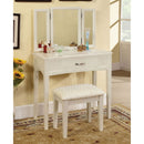 Potterville White Vanity Table - Star USA Furniture Inc
