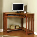 Toledo Medium Oak Corner Desk - Star USA Furniture Inc
