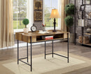 Maeve Rustic Oak/Black Desk - Star USA Furniture Inc