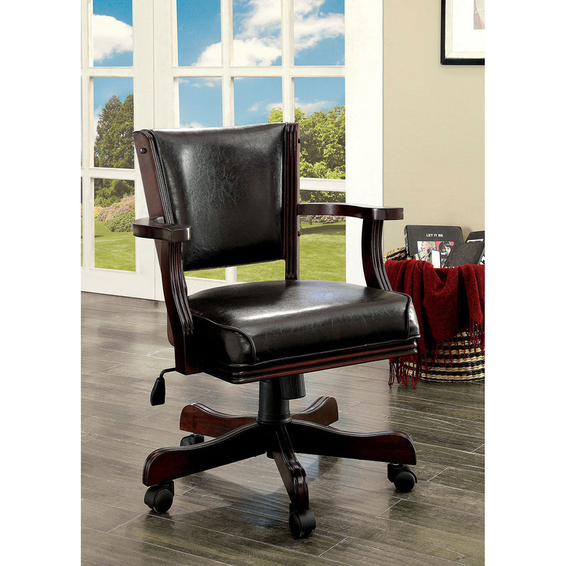 ROWAN Cherry Height-Adjustable Arm Chair
