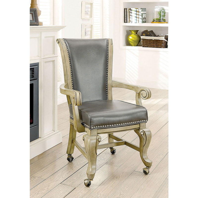 MELINA Gray Arm Chair