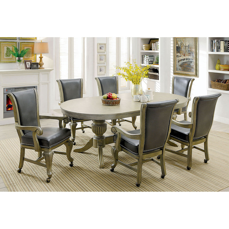 MELINA Gray Game Table - Star USA Furniture Inc