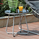 LILI Silver Side Table - Star USA Furniture Inc