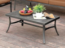 BONQUESHA I Distressed Black Coffee Table - Star USA Furniture Inc