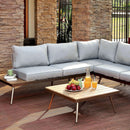 EVITA Gray, Oak Love Seat (2/CTN) - Star USA Furniture Inc