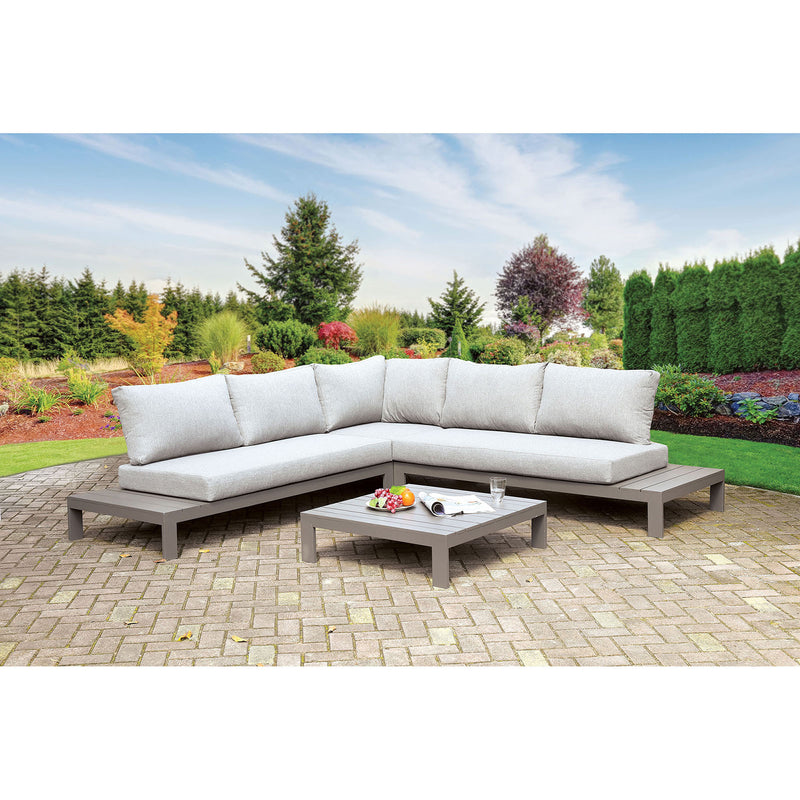 Eliana Gray Patio Sectional - Star USA Furniture Inc