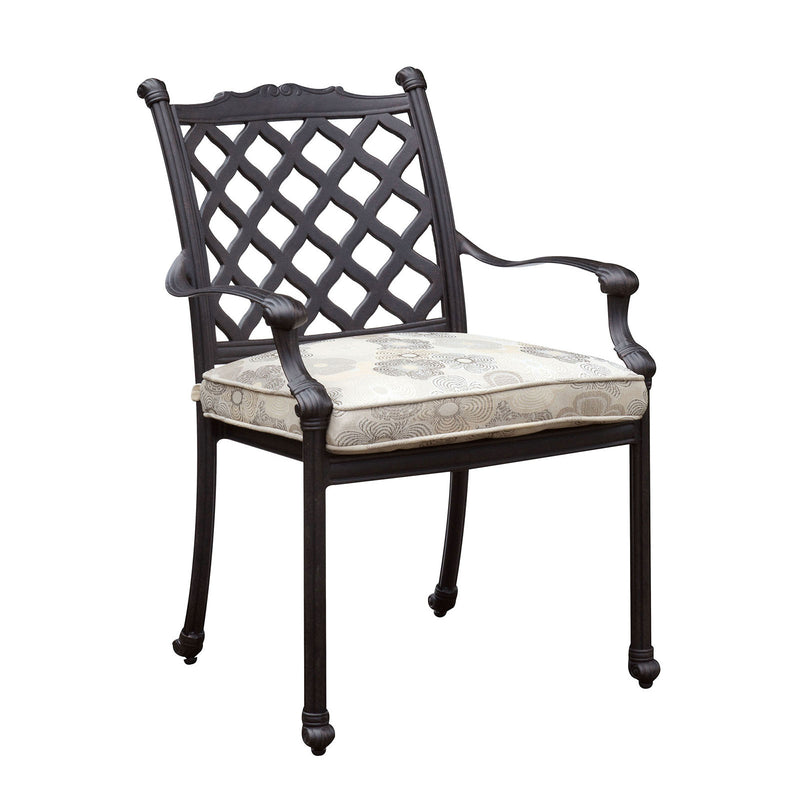 CHIARA I Tan/Bronze Arm Chair