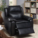 Bedwas Black Recliner - Star USA Furniture Inc
