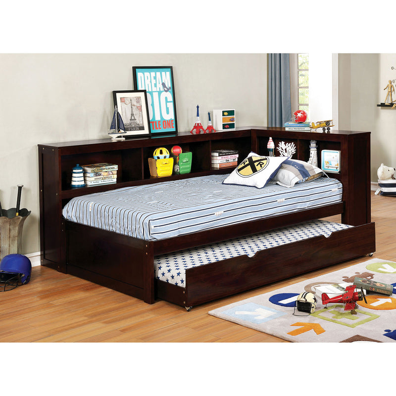 Frankie Espresso Full Daybed w/ Trundle - Star USA Furniture Inc