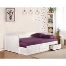 WOLFORD White Full Size Daybed, White - Star USA Furniture Inc