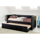 Cadiz Black Daybed w/ Trundle, Black - Star USA Furniture Inc