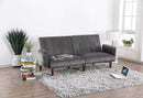 Adrianne Gray Futon, Gray - Star USA Furniture Inc