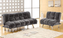 Marbelle Gray Futon Sofa + Chairs - Star USA Furniture Inc