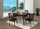 West Creek I Espresso 5 Pc. Dining Table Set - Star USA Furniture Inc