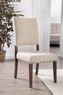 Glenbrook Brown Cherry/Ivory Side Chair (2/CTN) - Star USA Furniture Inc