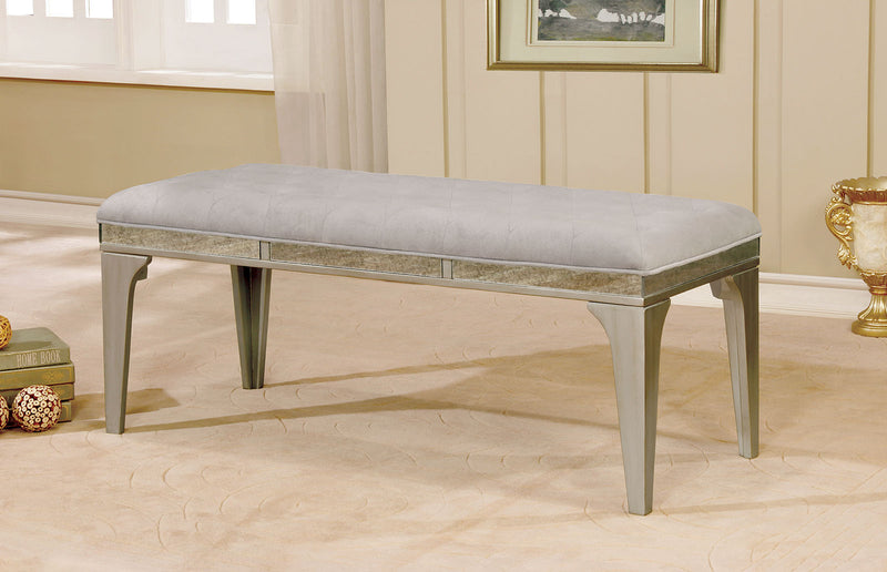 DIOCLES Silver/Light Gray Bench