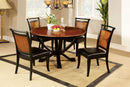 Salida I Acacia/Black 5 Pc. Dining Table Set - Star USA Furniture Inc