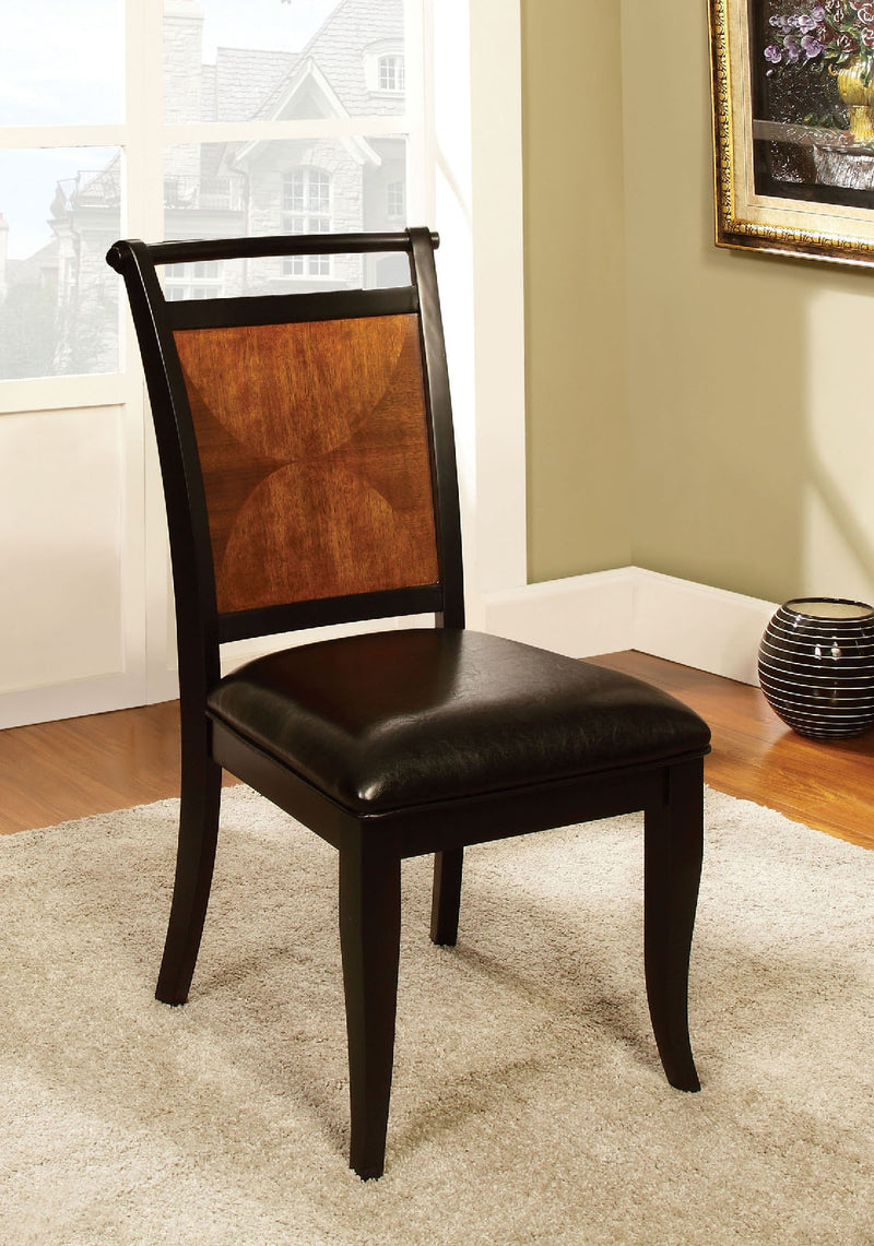 Salida I Espresso/Black Side Chair (2/CTN)