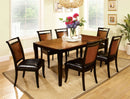 Salida I Acacia/Black 7 Pc. Dining Table Set - Star USA Furniture Inc