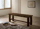 Kristen Rustic Oak Bench - Star USA Furniture Inc