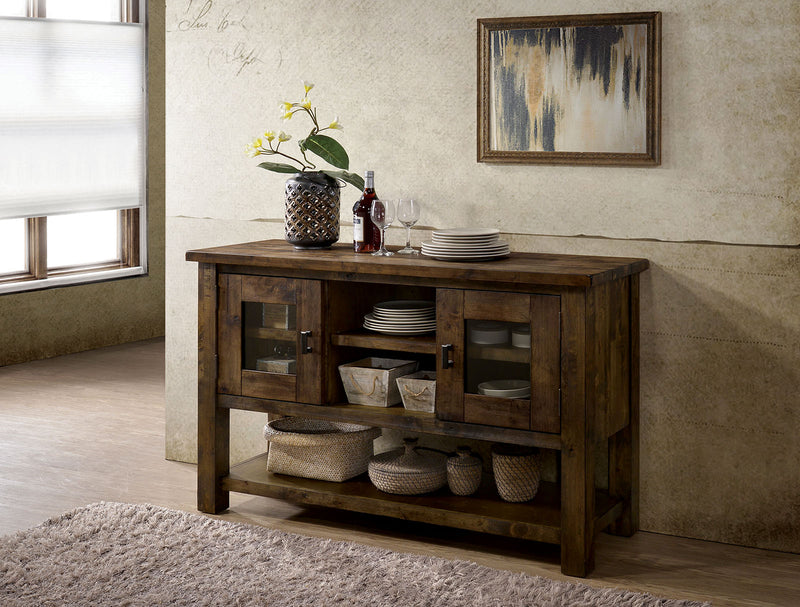 Kristen Rustic Oak Server - Star USA Furniture Inc