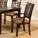 Central Park I Dark Cherry/Oak Arm Chair (2/CTN) - Star USA Furniture Inc
